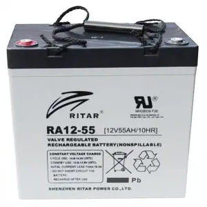 Оловна батерия RITAR (EV12-55), AGM, 12V, 55Ah, За електрически колички, (35935365)