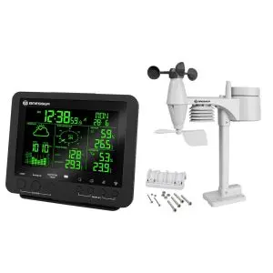 Bresser 5-in-1 Weather Station with Colour Display, black