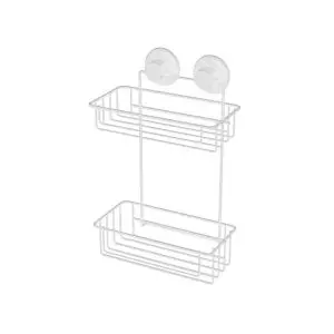 ЕТАЖЕРКА TEKNO TEL DM-256 2 нива/вакуум бяло, (18579)