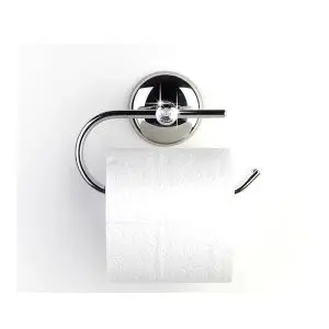Поставка за тоалетна хартия лукс TEKNO TEL MG 194, 15х5х11 см, Закрепване с дюбел, Хром, (18302)