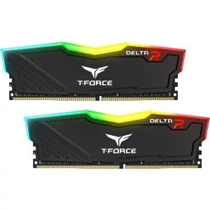 Памет Team Group T-Force Delta RGB Black DDR4 16GB (2x8GB) 3600MHz 1.35V, (35935456)