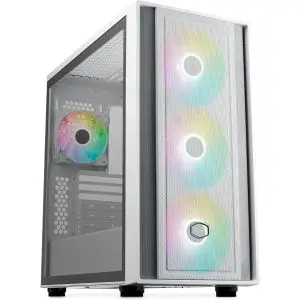 Кутия CoolerMaster MasterBox 600 - White ARGB, (35939903)