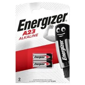 Алкална батерия ENERGIZER А23 LR23, 12V, За аларми, 2бр. блистер /цена за 2 батерии/, (35936474)