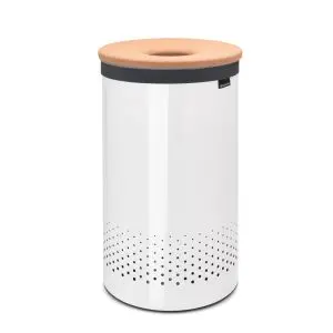 Кош за пране Brabantia 60L, White, корков капак, (35940930)