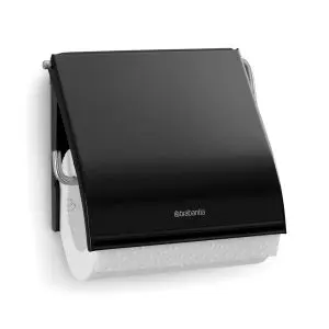 Държач за тоалетна хартия Brabantia ReNew Matt Black, (35940916)