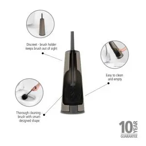 Четка за тоалетна Brabantia ReNew Platinum, (35940925)