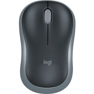 Безжична оптична мишка LOGITECH M185, USB, Сив/Черен, (35934820)