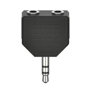 HАМА Аудио адаптер, 3.5 mm жак - 2 x 3.5 mm жак женско, стерео, (35939602)