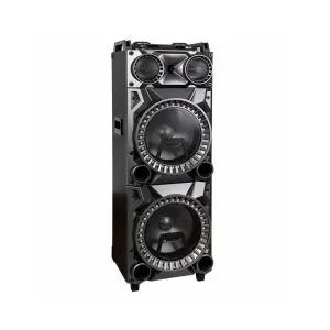 Преносима караоке система ZEPHYR ZP 9999 2G12, 2х12 инча, Bluetooth, USB, Жак за китара, AUX, 2 микрофона, Дистанционно, (18336)