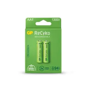 Акумулаторна Батерия R6 AA 130AAHC-EB2 1300mAh NiMH 2 бр. в опаковка GP, (35934269)