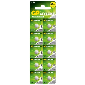 Бутонна алкална батерия GP BATTERIES GP192, LR-41, 1.55V, AG3, (35932504)