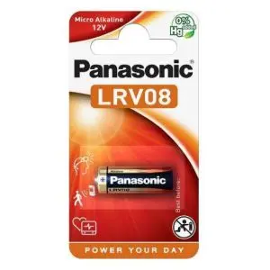 Алкална батерия PANASONIC А23 LRV08, 12V, За аларми, 1бр. блистер, (35935751)