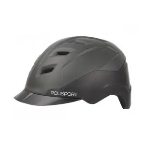 Аксесоар за велосипед Polisport, каска E CITY (M=54/59)(L=58/61), BLACK/DARK GREY - 8741200001 Каски, 25606