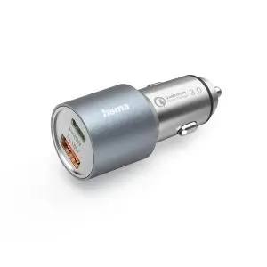 HAMA Бързо зарядно за кола, 1x USB-C PD, 1x USB-A QC, 38 W, 201639, (35937038)