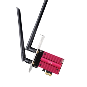 Мрежова карта Cudy WE9300, PCIe, 3-бандов, 5.7 Gbps, 2.8 Gbps, 688 Mbps, WiFi 7, Bluetooth 5.4, (35939484)