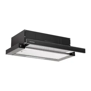 Абсорбатор за вграждане Kumtel DS6-905A S /310929/, два мотора, черен, (35950252)