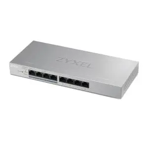 Суич ZyXEL GS-1200-8HPV2, 8 портов, Gigabit, webmanaged, (35933568)