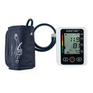 Апарат за кръвно налягане Rancore RBP99A, Автоматичен, Пулс, Памет 99 записа, LCD екран, Бял/черен, (9999RBP99A)