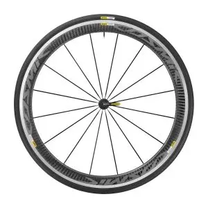 Компонент за велосипед Mavic MAVIC,, COSMIC PRO CARBON BLACK 25, w/TIRE: Yksion Pro GripLink 25; FRONT Капли Предни капли, 25138