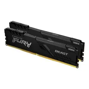Памет Kingston FURY Beast Black 16GB(2x8GB) DDR4 3200MHz KF432C16BBK2/16, (35934603)