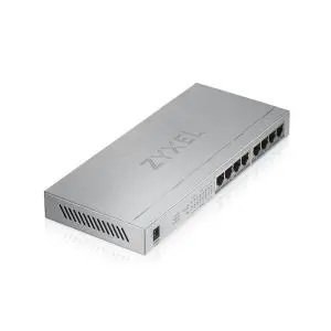 Суич ZyXEL GS1008-HP, 8-портов гигабитов неуправляем PoE+, 60W, (35934302)