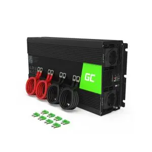 Инвертор GREEN CELL, 12/220V, DC/AC, 3000W/6000W, Модифицирана синусоида, (35936973)