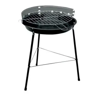 Барбекю на дървени въглища MasterGrill MG930, 32 см диаметър, Метал, Черен, (17617)