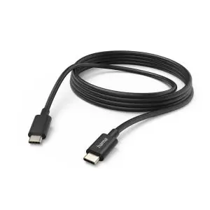 Hama Кабел за зареждане, USB-C - USB-C, 3 м, черен, (35939569)