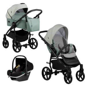 Бебешка количка Buba Karina Light 3в1, 204 Light Green, (15650)