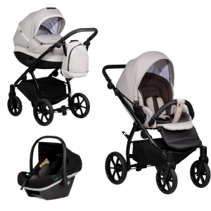 Бебешка количка Buba Zaza 3в1, 229 Cream, (14947)