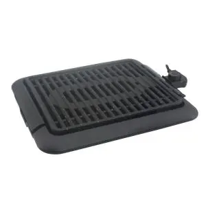 Бездимна скара Voltz V51015EM, 1250W, Мраморно покритие, 25.5х30.5 см, Черен, (10683)