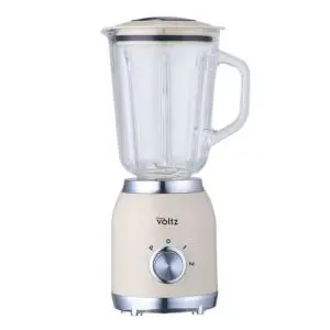 Блендер Voltz OV51162G, 600W, 1.5 L, 2 скорости + Pulse, Стъклена кана, Крем, (35949878)