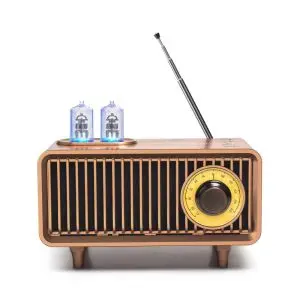 Bluetooth радио колонка Ashu AS19, 5W, 1800mAh, Кафяв, (35946296)