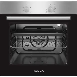 Фурна за вграждане Tesla BO300SX, 2300 W, 56 L, 5 програми, Вентилатор, Клас А, Инокс, (11539)
