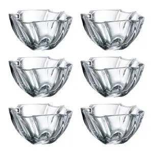 Комплект купички Bohemia Neptune Bowl Set, 6 бр, 13 см, Кристалит