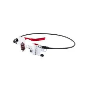 Компонент за велосипед Clarks CLARKS, SX-180-F, Red -SKELETAL hydraulic brake system, FRONT BRAKE set, FOR POST MOUNT, matching grips, 180mm rotor, 700mm HOSE Спирачки Хидравлични спирачки, 5311