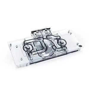 Воден блок за видео карта Alphacool Eisblock Aurora Acryl GPX-A Radeon RX 6700XT Reference with Backplate, (35935102)