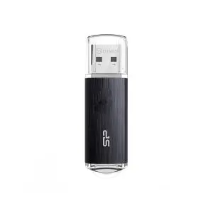 USB памет SILICON POWER Blaze B02, 64GB, USB 3.2 Gen 1, Черен, (35938365)
