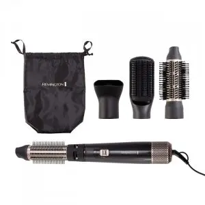 Четка за сушене и стилизиране Remington AS7500 Blow Dry and Style, 1000 W, Йонизация, Cool shot, Аксесоари, Черен, (17840)