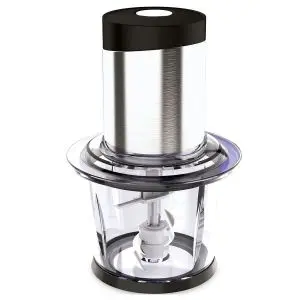 Чопър ELITE CH-1235, 300W, Стъклена купа 1.2 л, Инокс, (21267)