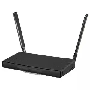 Рутер MikroTik hAP ax3, 2.4/5 GHz, 574 - 1200 Mbps, 1x PoE-out, Черен, (35936120)