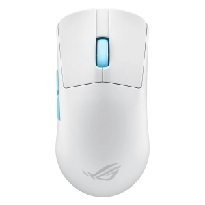 Геймърска безжична мишка ASUS ROG Harpe Ace Aim Lab Edition - White, (35939122)