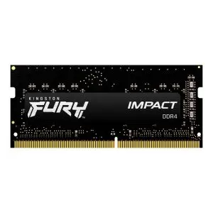 Памет Kingston FURY IMPACT 8GB SODIMM DDR4 PC4-25600 3200MHz CL20 KF432S20IB/8, (35934598)