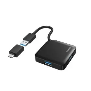 USB-А хъб, 4-портов, HAMA-200116, (35934283)