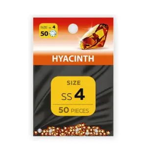 Декоративни камъчета за маникюр HYACINTH, 1.6 мм SS4, пакет 50 бр, (35923249)