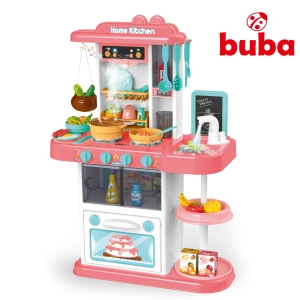 Детска кухня Buba Home Kitchen, 43 части, 889-164, розова, (14901)
