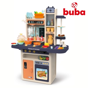 Детска кухня Buba Home Kitchen, 65 части, 889-161, сива, (14896)