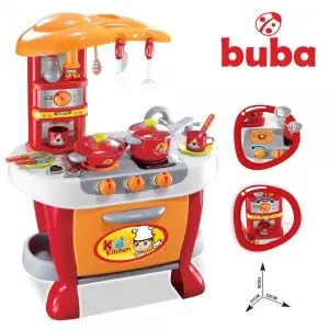 Детска кухня Buba Little Chef, Червена, (15508)