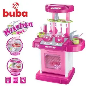 Детска кухня Buba My Kitchen 008-58, Розова, (15555)