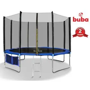 Детски батут Buba 14FT (427 см) с мрежа и стълба, (15216)